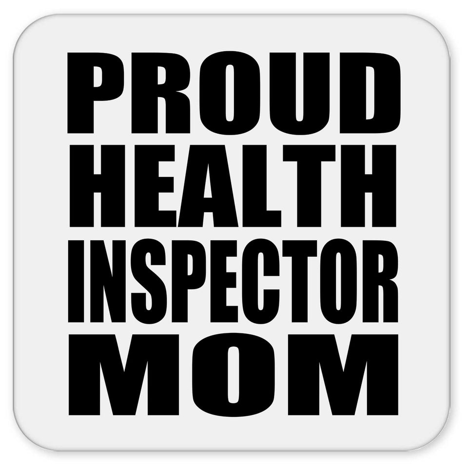 Proud Health Inspector Mom - Drink Coaster