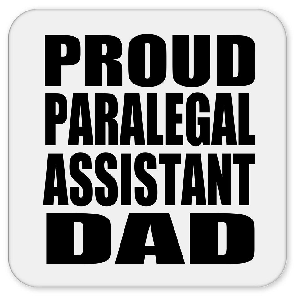 Proud Paralegal Assistant Dad - Drink Coaster