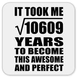 103rd Birthday Took Square Root of 10609 Years To Awesome - Drink Coaster