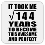 12th Birthday Took Square Root of 144 Years To Awesome - Drink Coaster