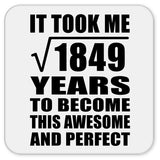 43rd Birthday Took Square Root of 1849 Years To Awesome - Drink Coaster