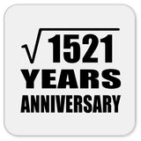 39th Anniversary Square Root of 1521 Years Anniversary - Drink Coaster