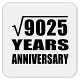 95th Anniversary Square Root of 9025 Years Anniversary - Drink Coaster