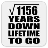 34th Anniversary Square Root of 1156 Years Lifetime To Go - Drink Coaster