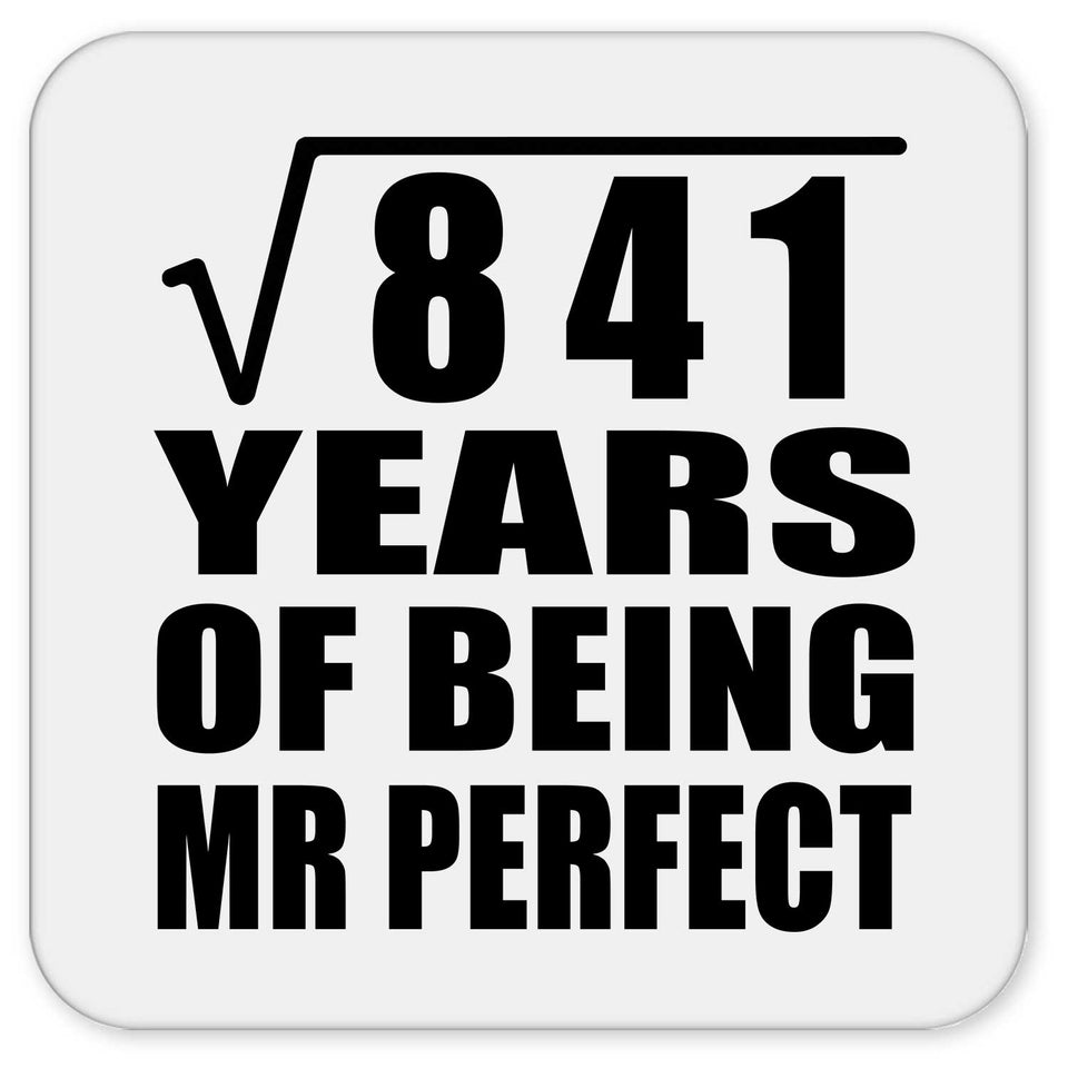 29th Anniversary Square Root of 841 Years of Mr Perfect - Drink Coaster