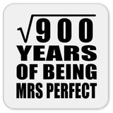 30th Anniversary Square Root of 900 Years of Mrs Perfect - Drink Coaster