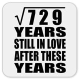 27th Anniversary Square Root of 729 Years Still In Love - Drink Coaster