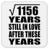 34th Anniversary Square Root of 1156 Years Still In Love - Drink Coaster