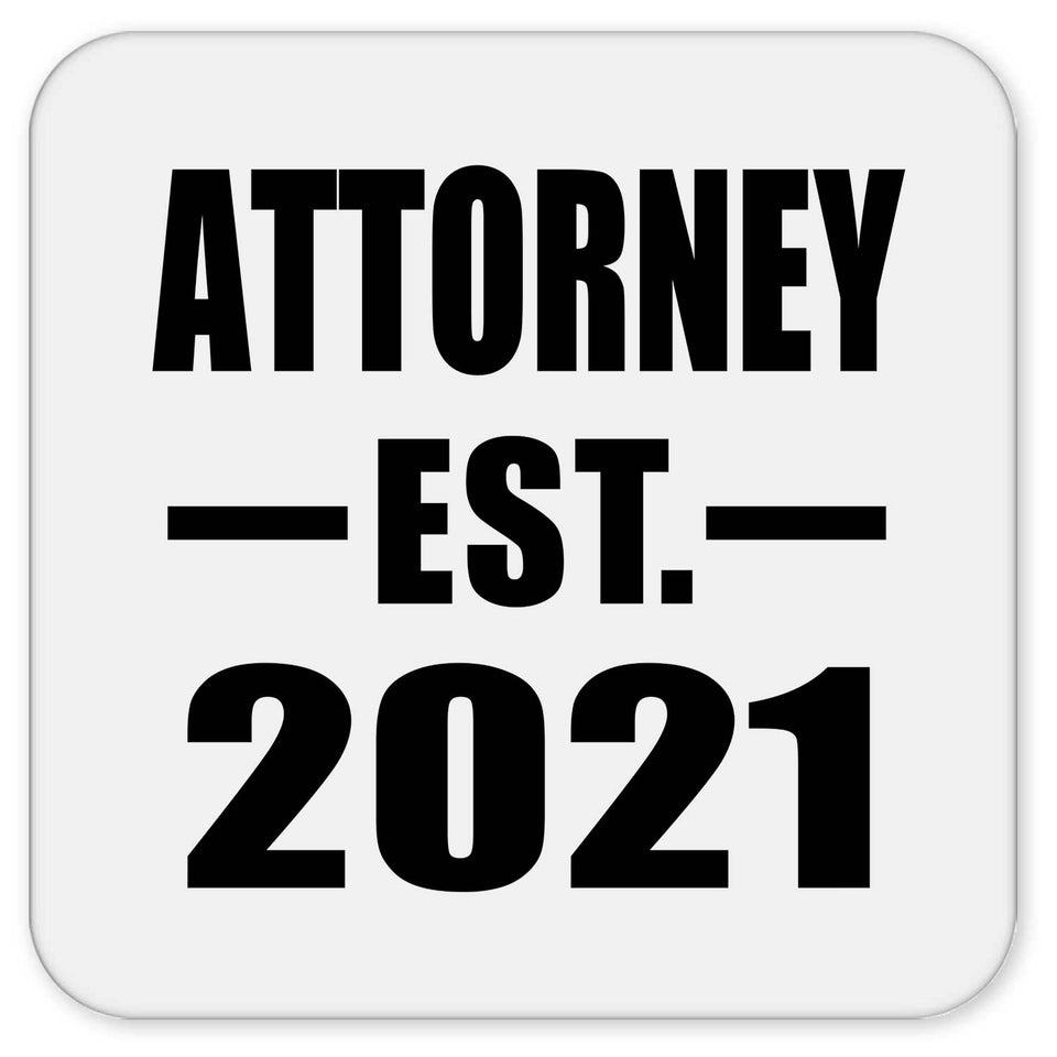 Attorney Established EST. 2021 - Drink Coaster