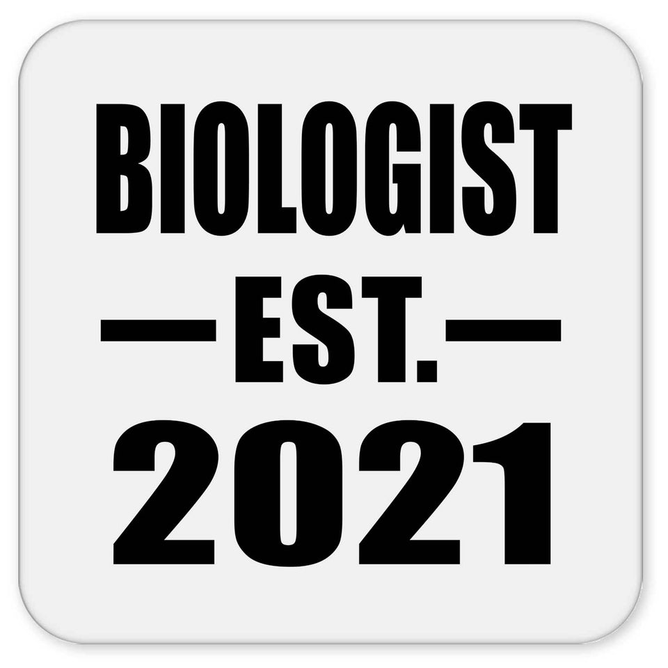 Biologist Established EST. 2021 - Drink Coaster