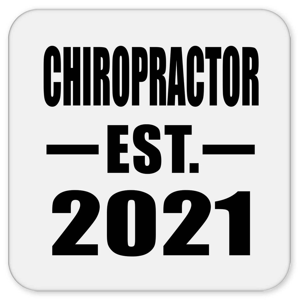 Chiropractor Established EST. 2021 - Drink Coaster