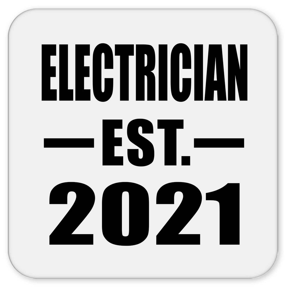 Electrician Established EST. 2021 - Drink Coaster