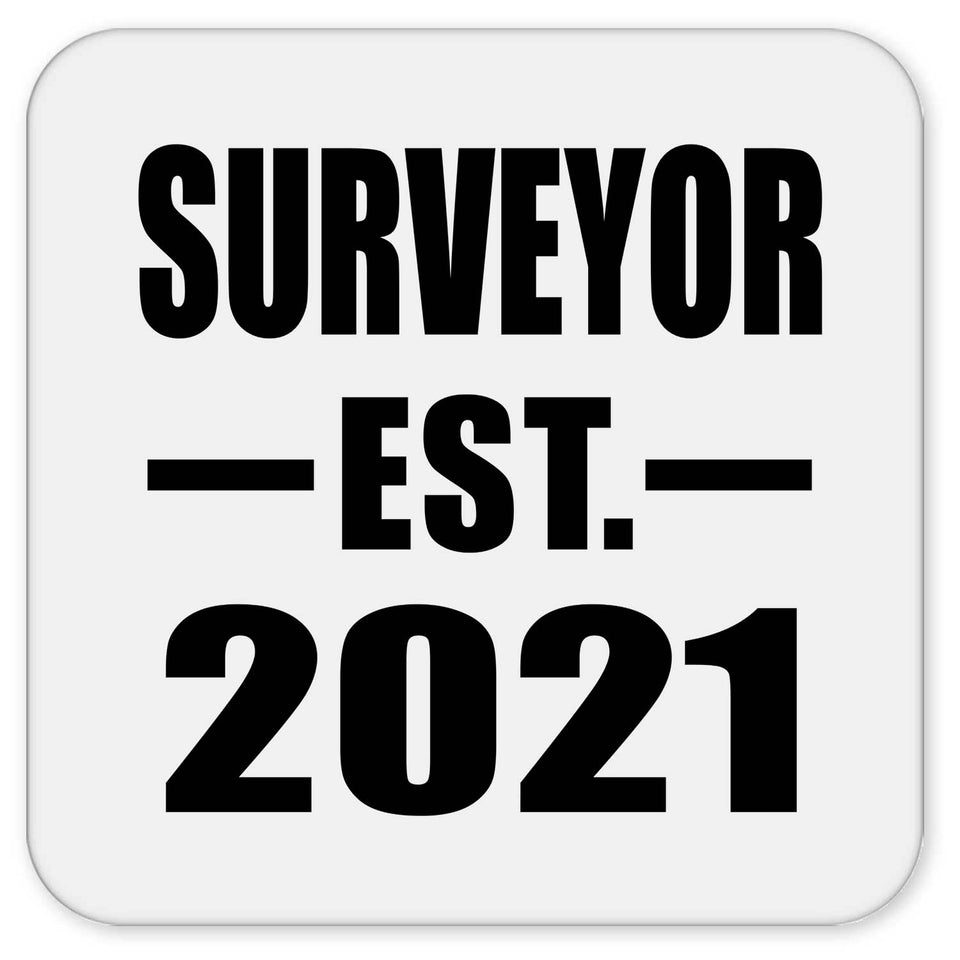 Surveyor Established EST. 2021 - Drink Coaster