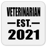 Veterinarian Established EST. 2021 - Drink Coaster