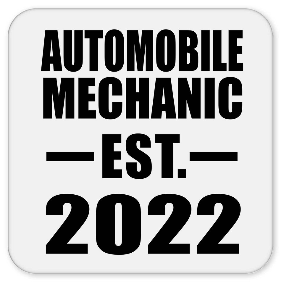 Automobile Mechanic Established EST. 2022 - Drink Coaster