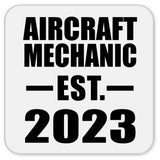Aircraft Mechanic Established EST. 2023 - Drink Coaster