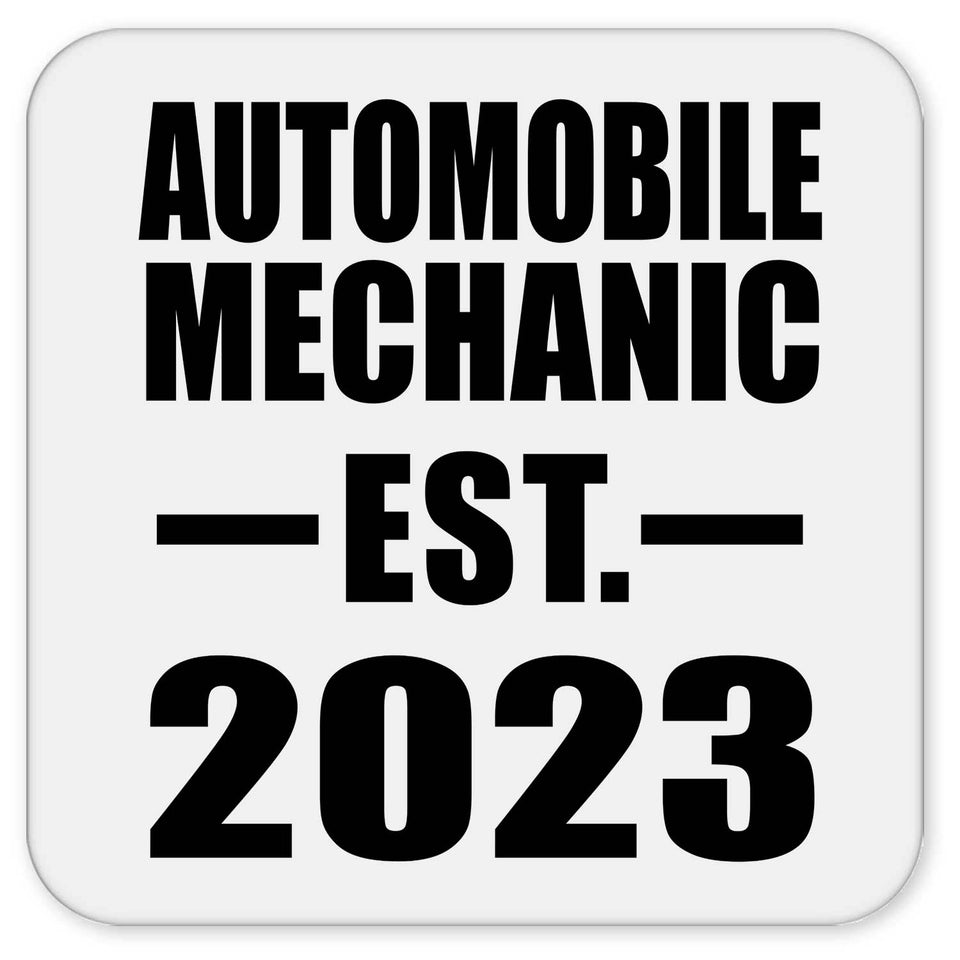 Automobile Mechanic Established EST. 2023 - Drink Coaster