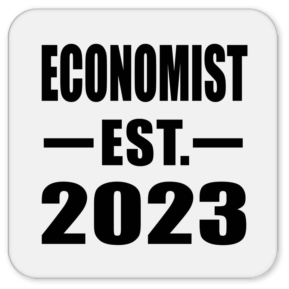 Economist Established EST. 2023 - Drink Coaster