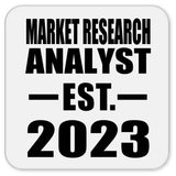 Market Research Analyst Established EST. 2023 - Drink Coaster