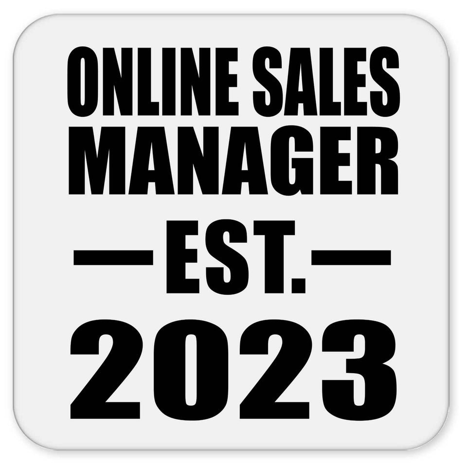 Online Sales Manager Established EST. 2023 - Drink Coaster