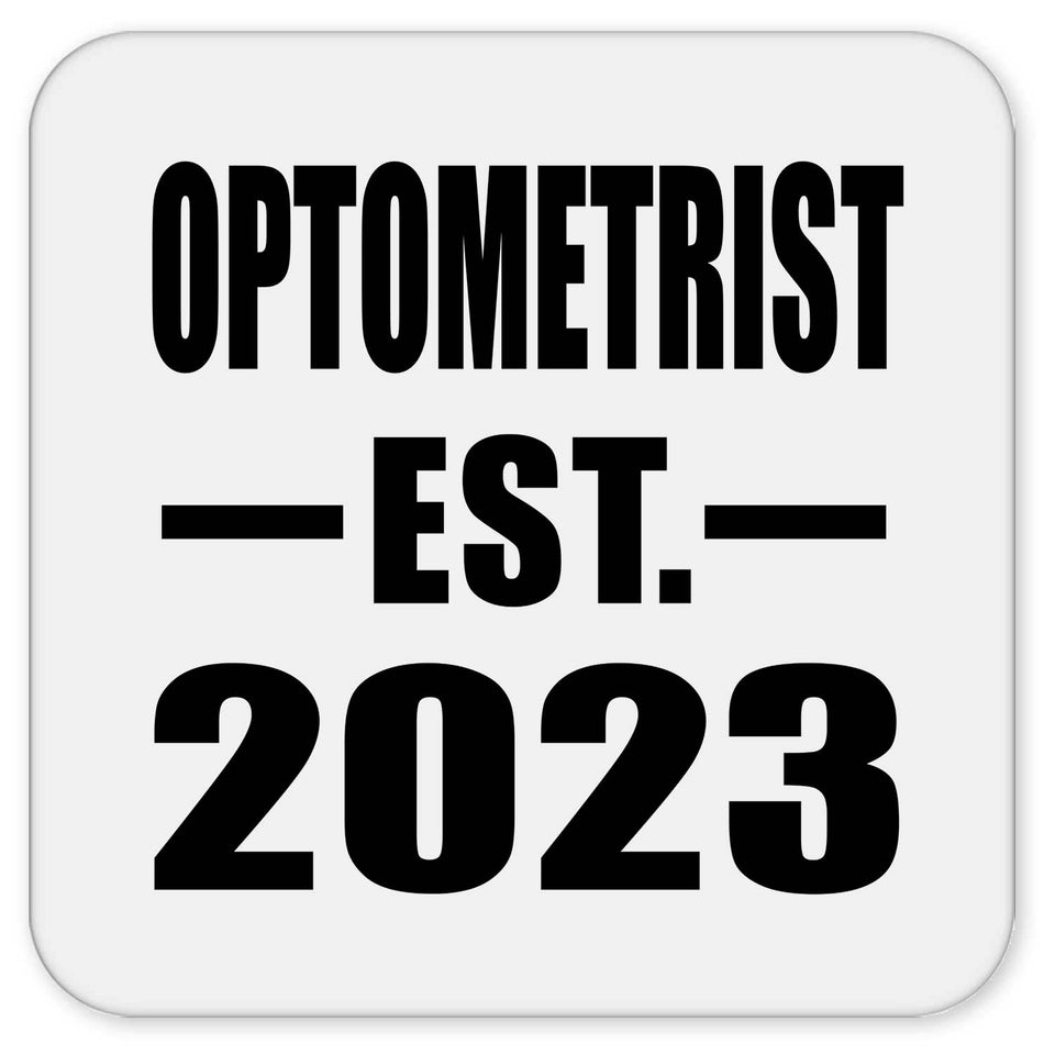 Optometrist Established EST. 2023 - Drink Coaster