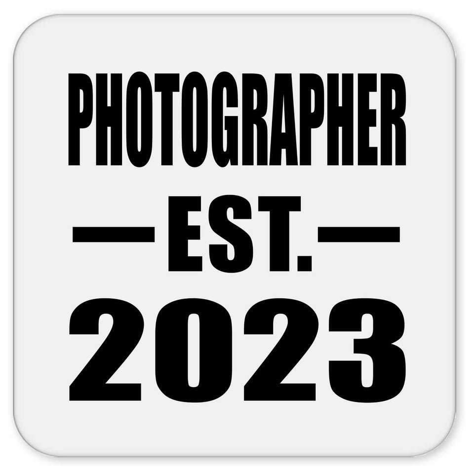 Photographer Established EST. 2023 - Drink Coaster