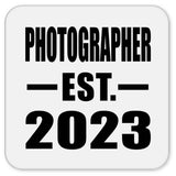Photographer Established EST. 2023 - Drink Coaster