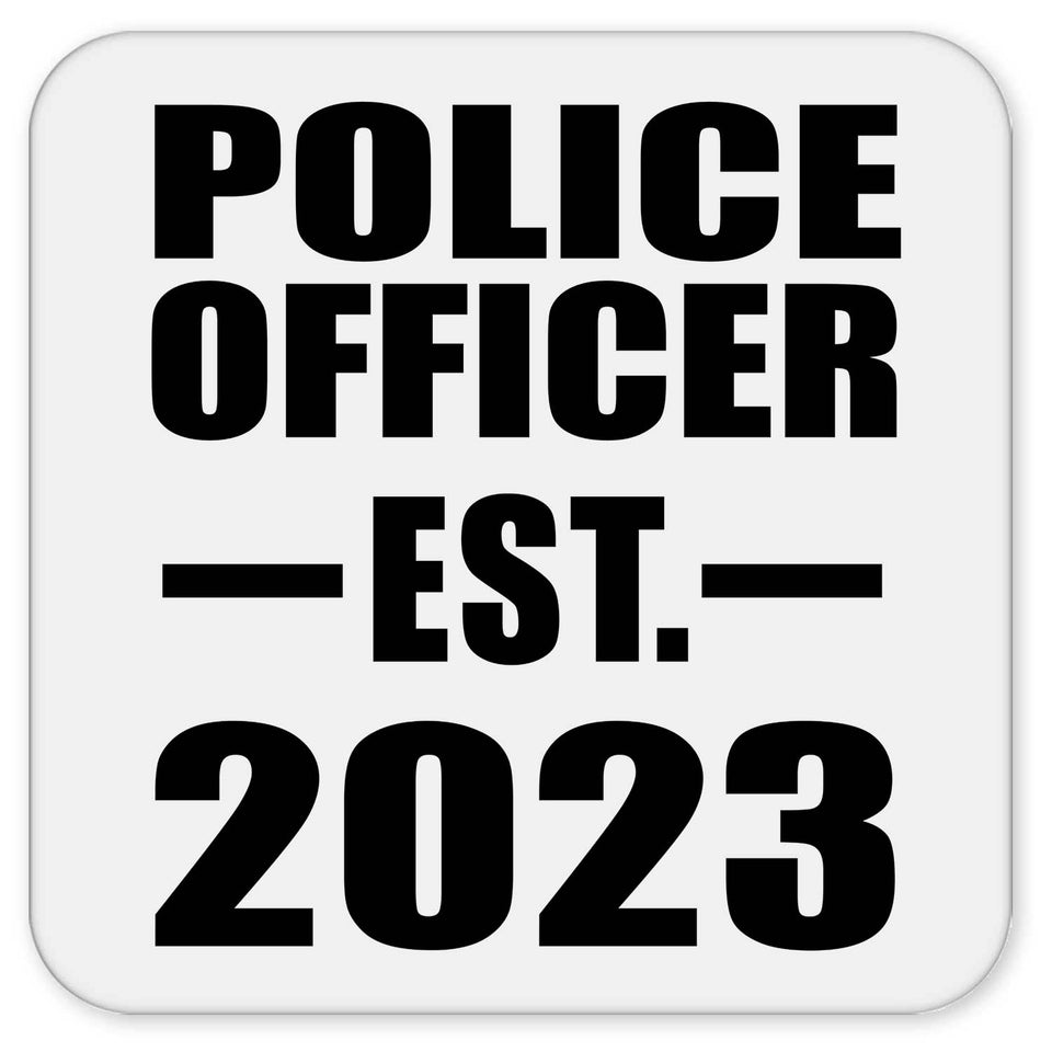 Police Officer Established EST. 2023 - Drink Coaster