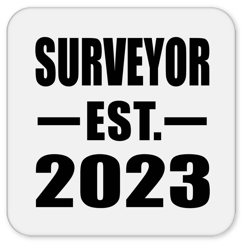 Surveyor Established EST. 2023 - Drink Coaster