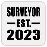 Surveyor Established EST. 2023 - Drink Coaster