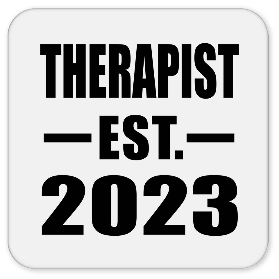 Therapist Established EST. 2023 - Drink Coaster