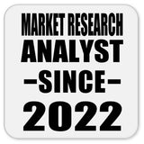 Market Research Analyst Since 2022 - Drink Coaster
