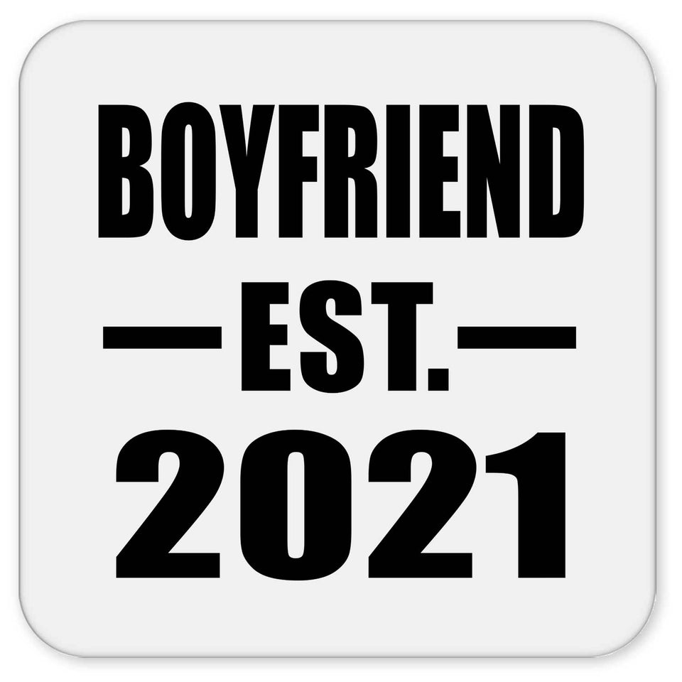 Boyfriend Established EST. 2021 - Drink Coaster