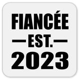 Fiancee Established EST. 2023 - Drink Coaster