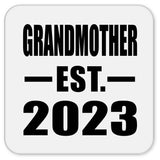 Grandmother Established EST. 2023 - Drink Coaster