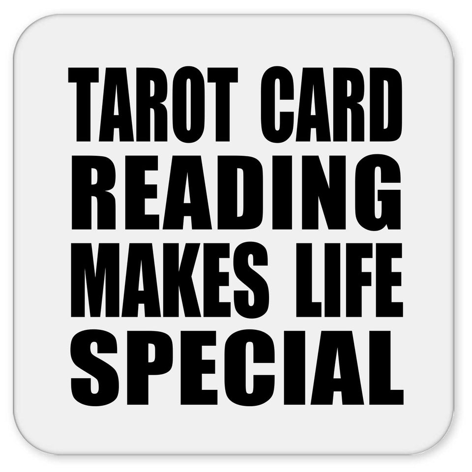 Tarot Card Reading Makes Life Special - Drink Coaster