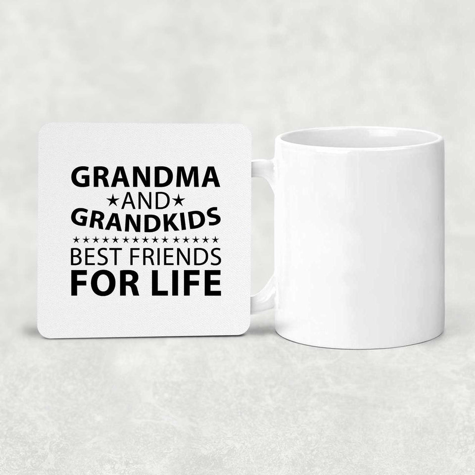 Grandma and Grandkids, Best Friends For Life - Drink Coaster