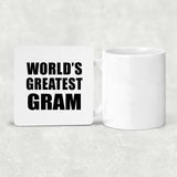 World's Greatest Gram - Drink Coaster
