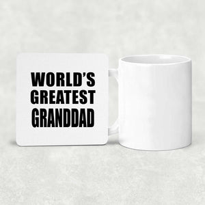 World's Greatest Granddad - Drink Coaster