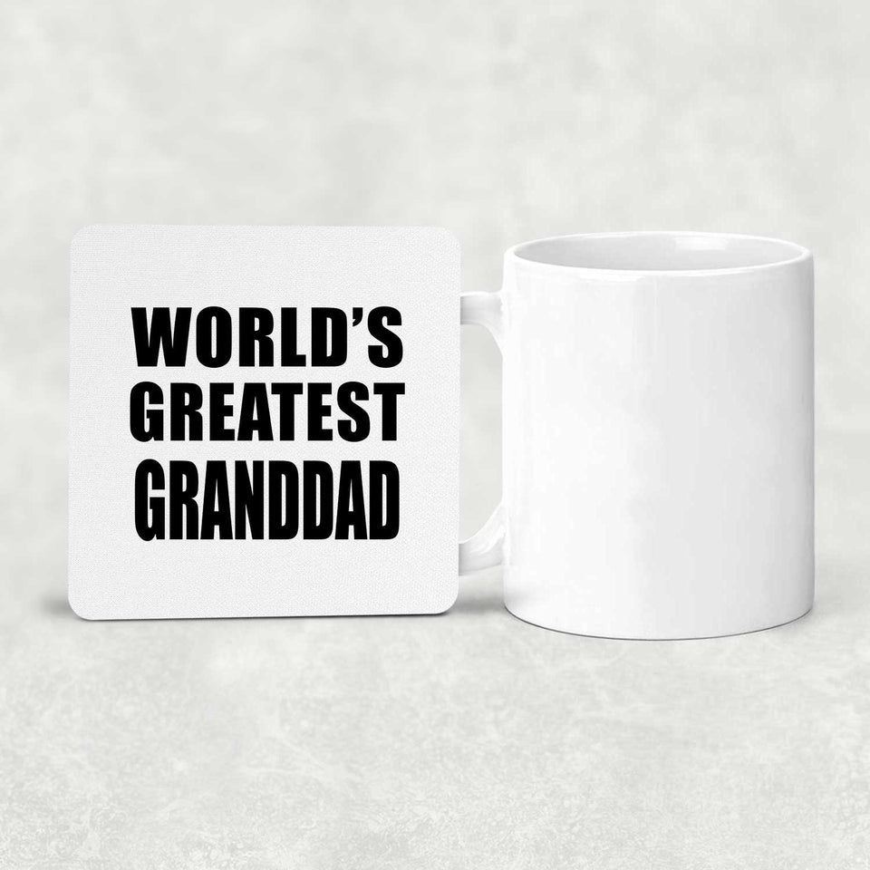World's Greatest Granddad - Drink Coaster