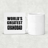 World's Greatest Granddad - Drink Coaster