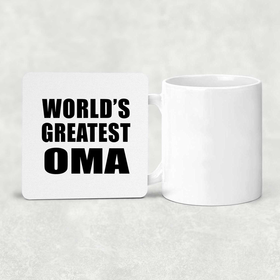 World's Greatest Oma - Drink Coaster