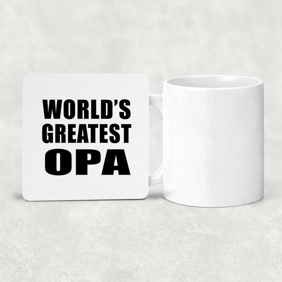 World's Greatest Opa - Drink Coaster