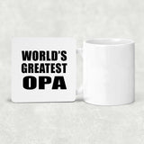 World's Greatest Opa - Drink Coaster