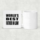 World's Best Father In Law - Drink Coaster