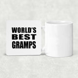 World's Best Gramps - Drink Coaster