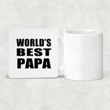 World's Best Papa (Grandpa) - Drink Coaster