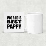 World's Best Pappy - Drink Coaster