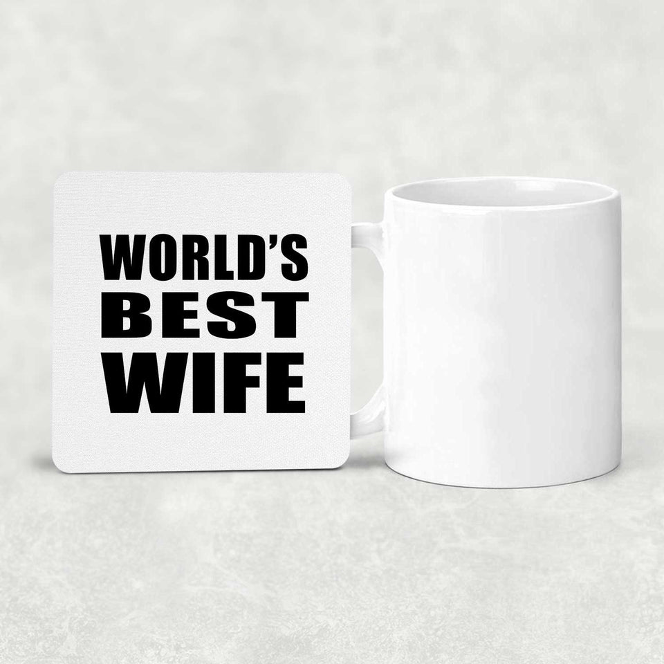 World's Best Wife - Drink Coaster