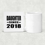 Daughter Since 2018 - Drink Coaster